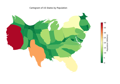 Flow Cartogram