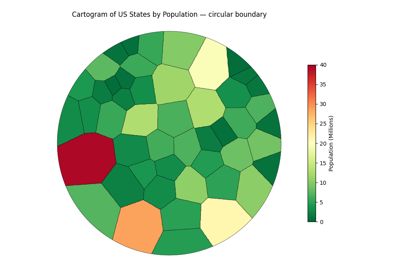 Circular Voronoi Cartogram